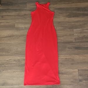 NWOT Wild Fable Vibrant Red Maxi Dress, Size Small